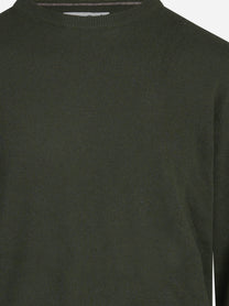 Maglia Regent in lana e cashmere verde - dettaglio del prodotto