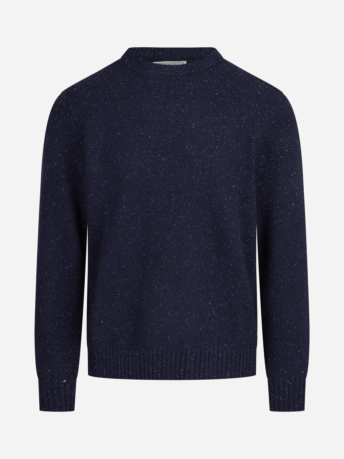 Maglia Regent Donegal in lana blu - vista frontale