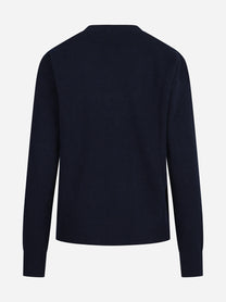Maglia Tessa con scritta Ho sempre ragione blu - vista posteriore