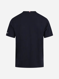 T-shirt Arnott I Hate Mountains blu - vista posteriore
