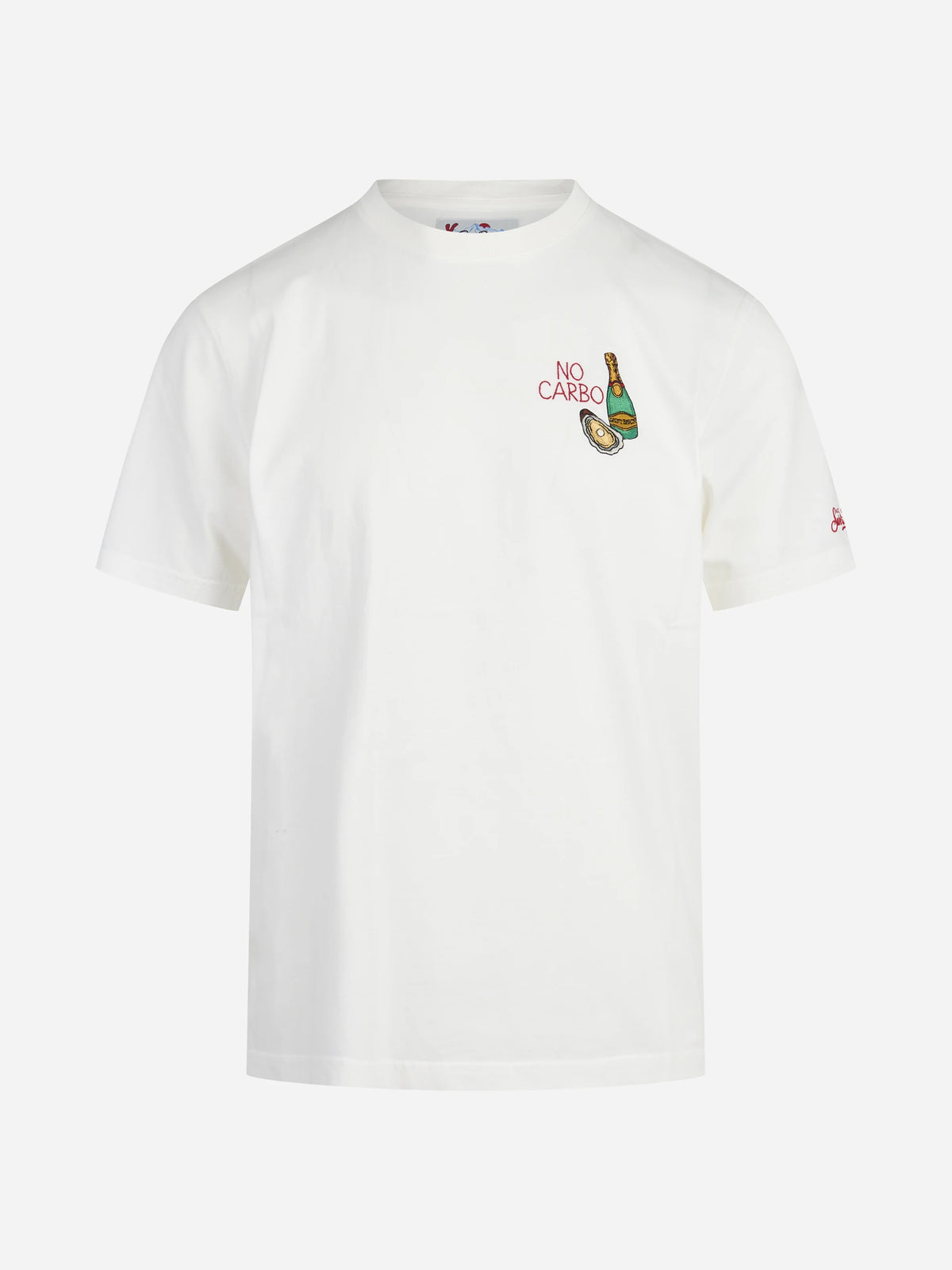 T-shirt Arnott No Carbo bianca - vista frontale
