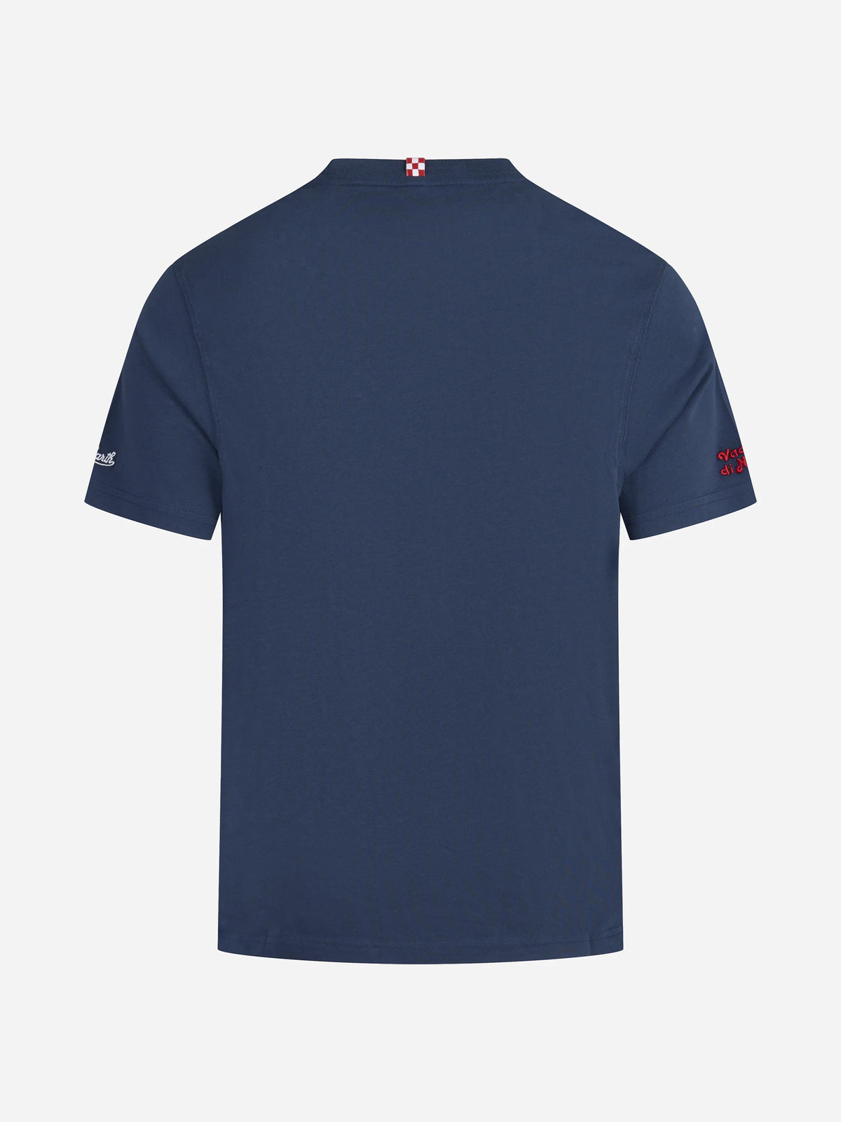 T-shirt Arnott Warm con ricamo blu - vista posteriore