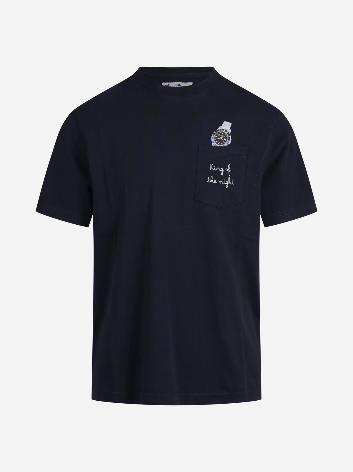 T-shirt Connor King of the Night blu - vista frontale