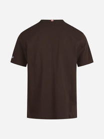 T-shirt Connor My Life Is Complicated marrone - vista posteriore