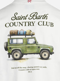T-shirt Delmar Country Club bianca - dettaglio del prodotto