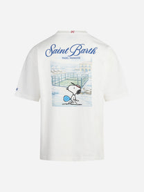T-shirt Delmar Snoopy Padel bianca - vista posteriore