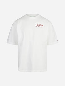 T-shirt Delmar Snoopy Winter Golf bianca - vista frontale
