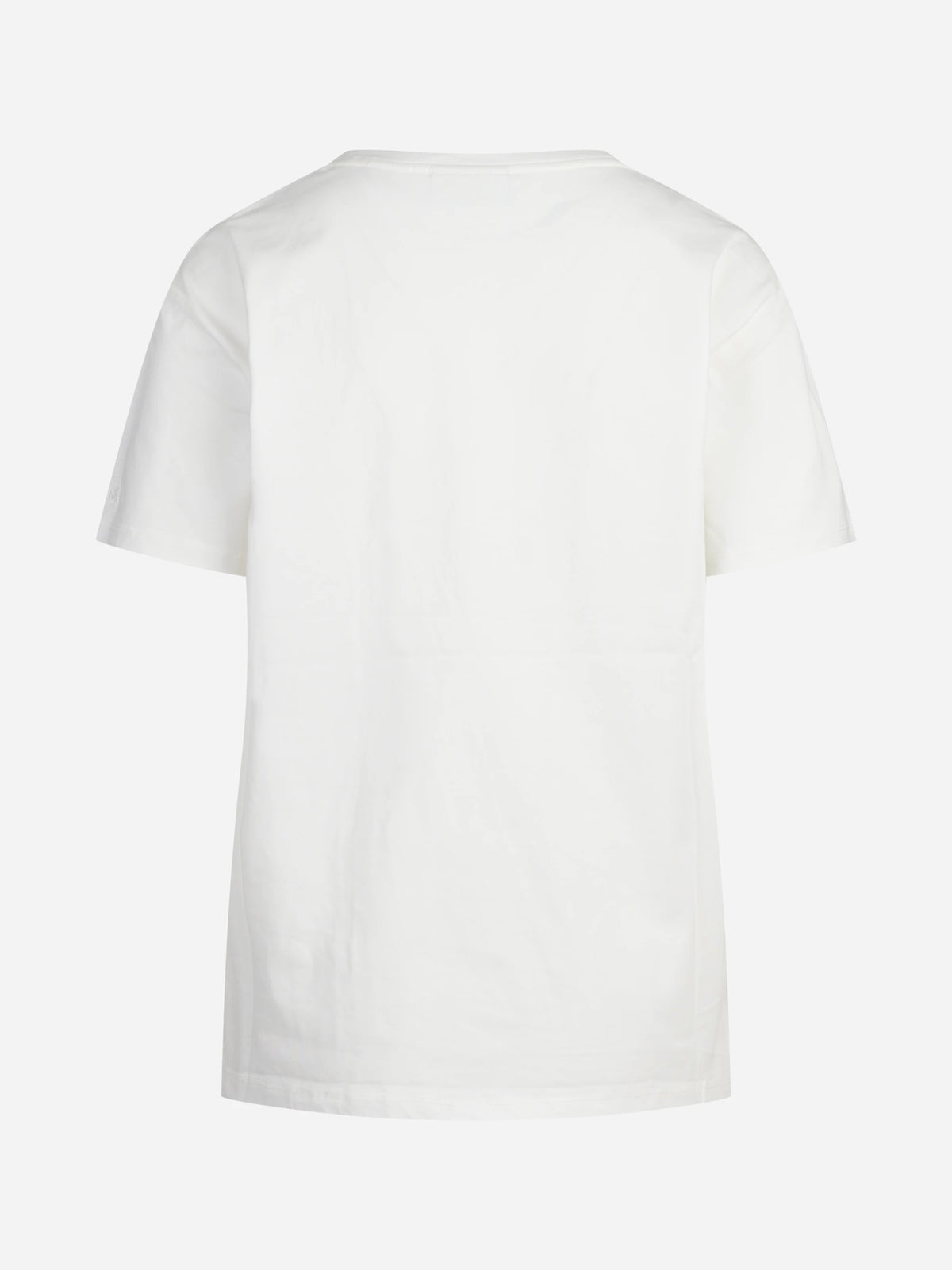 T-shirt Emilie con ricamo bianca - vista posteriore
