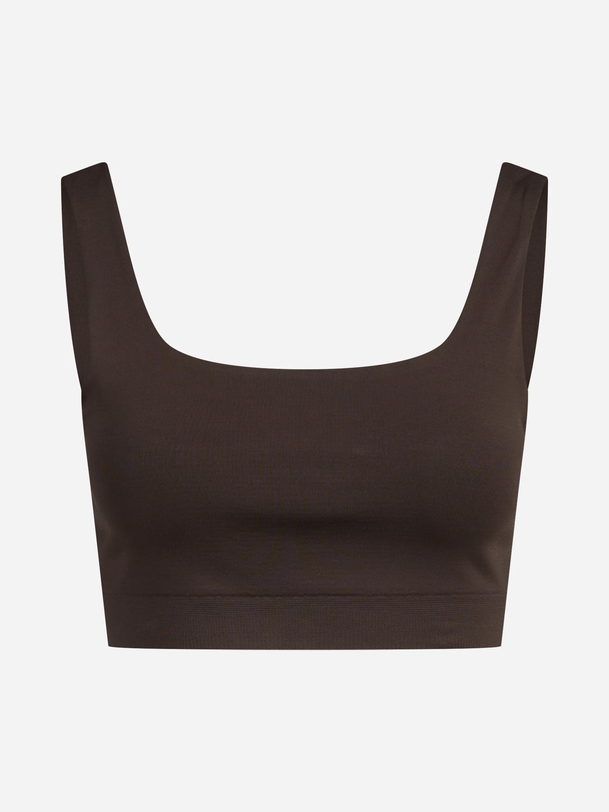 Top cropped Fify marrone - vista frontale