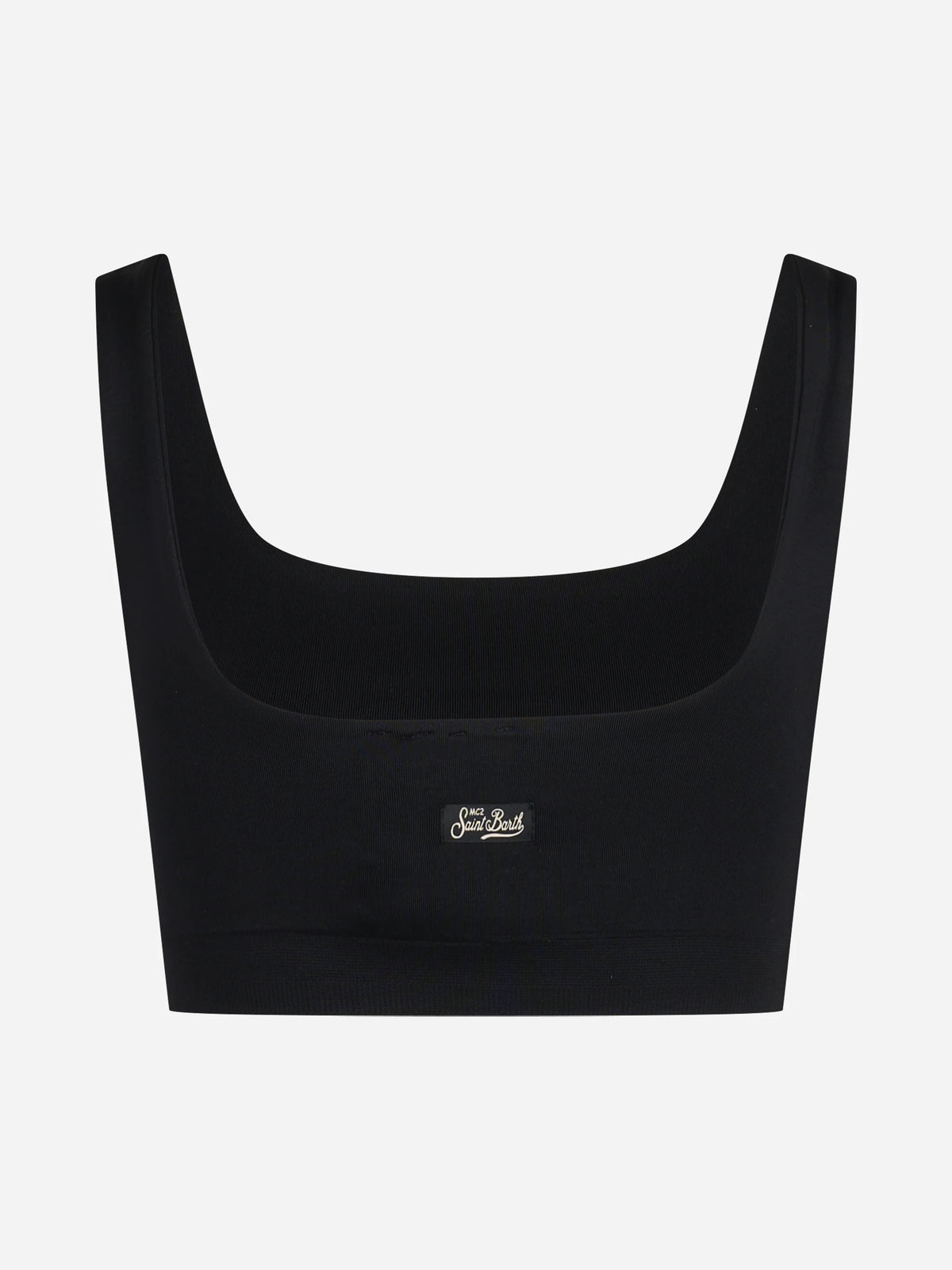 Top cropped Fify nero - vista posteriore