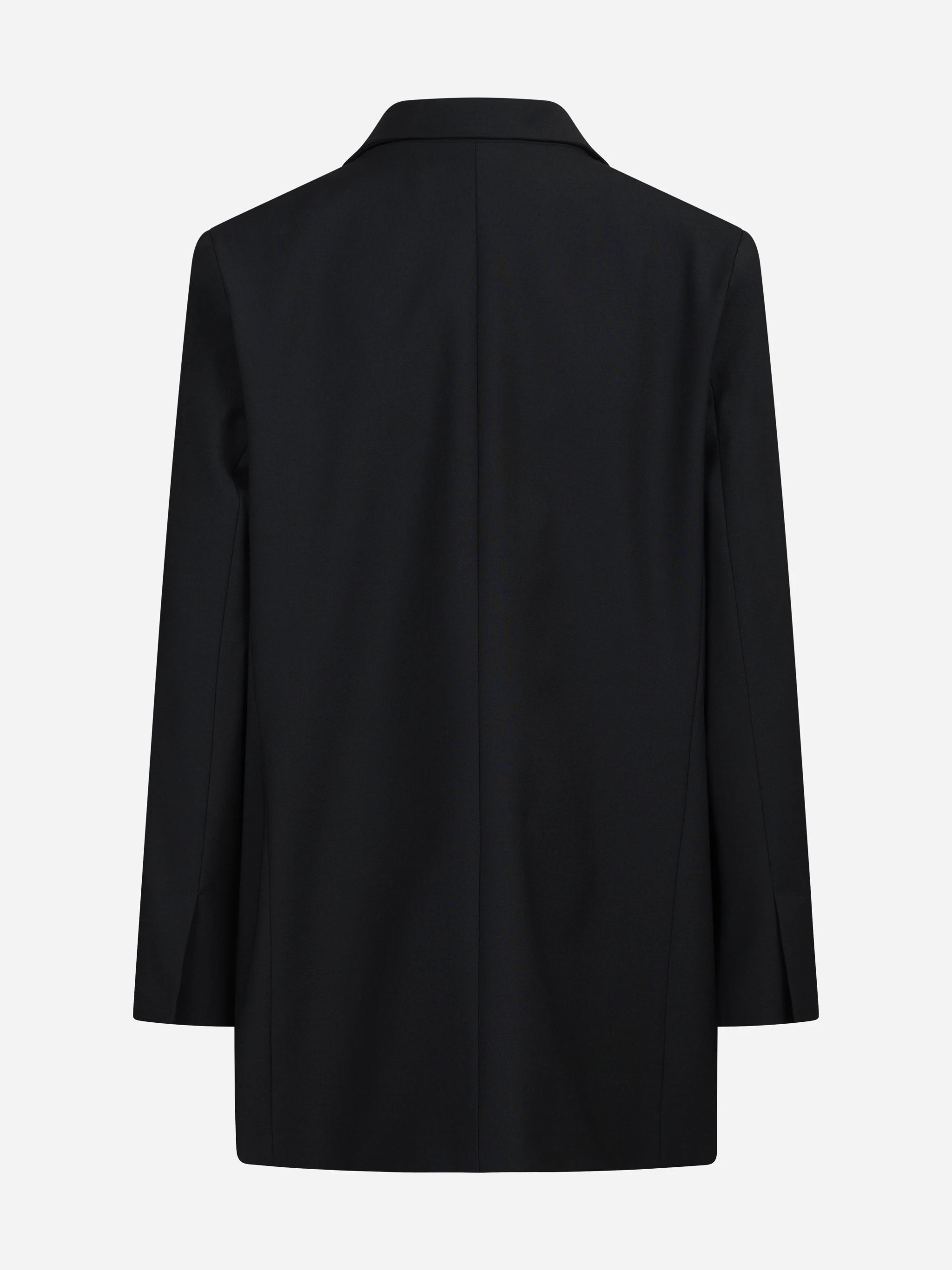 Blazer monopetto oversized nero - vista posteriore