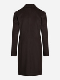 Cappotto monopetto classico marrone - dettaglio del prodotto