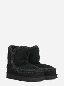 Stivaletto Eskimo 18 Glitter Logo nero - vista tre quarti