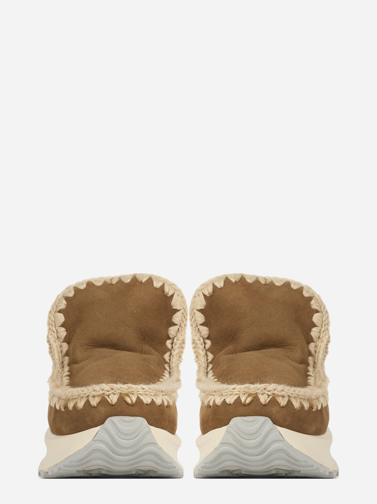 Sneaker Speed Eskimo in suede marrone - vista frontale