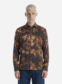 Camicia in viscosa stampata