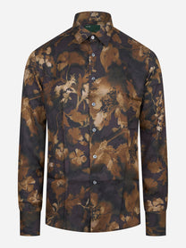 Camicia in viscosa stampata