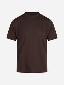 T-shirt in cotone, Tencel e lana merino testa di moro OUT FIT - vista frontale