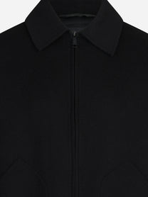 Cappotto Dante corto in lana nero - dettaglio del prodotto