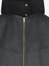 Giacca Winona con cappuccio grigio antracite PARK PLACE - dettaglio