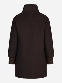 Cappotto Ureshino con interno imbottito marrone - vista posteriore