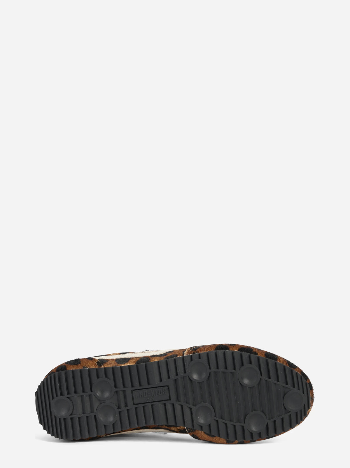 Sneaker Racer 77 effetto cavallino leopardata - vista posteriore