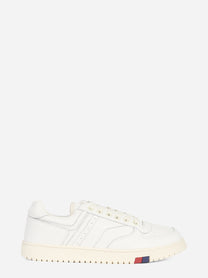 Sneaker Sky in pelle bianca - vista laterale