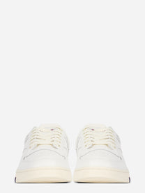 Sneaker Sky in pelle bianca - vista frontale