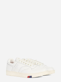 Sneaker Sky in pelle bianca - vista tre quarti