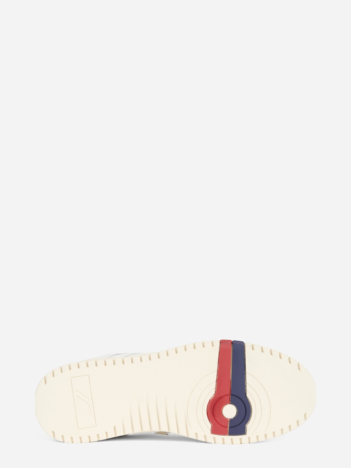 Sneaker Sky in pelle bianca - vista posteriore