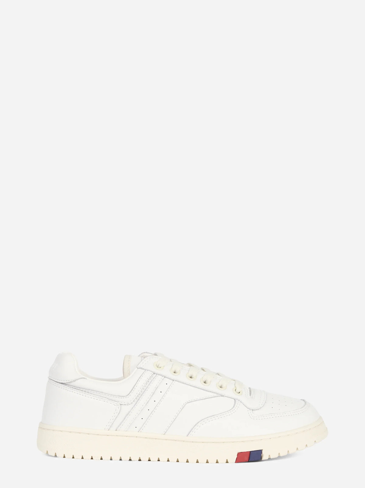 Sneaker Sky in pelle bianca - vista laterale
