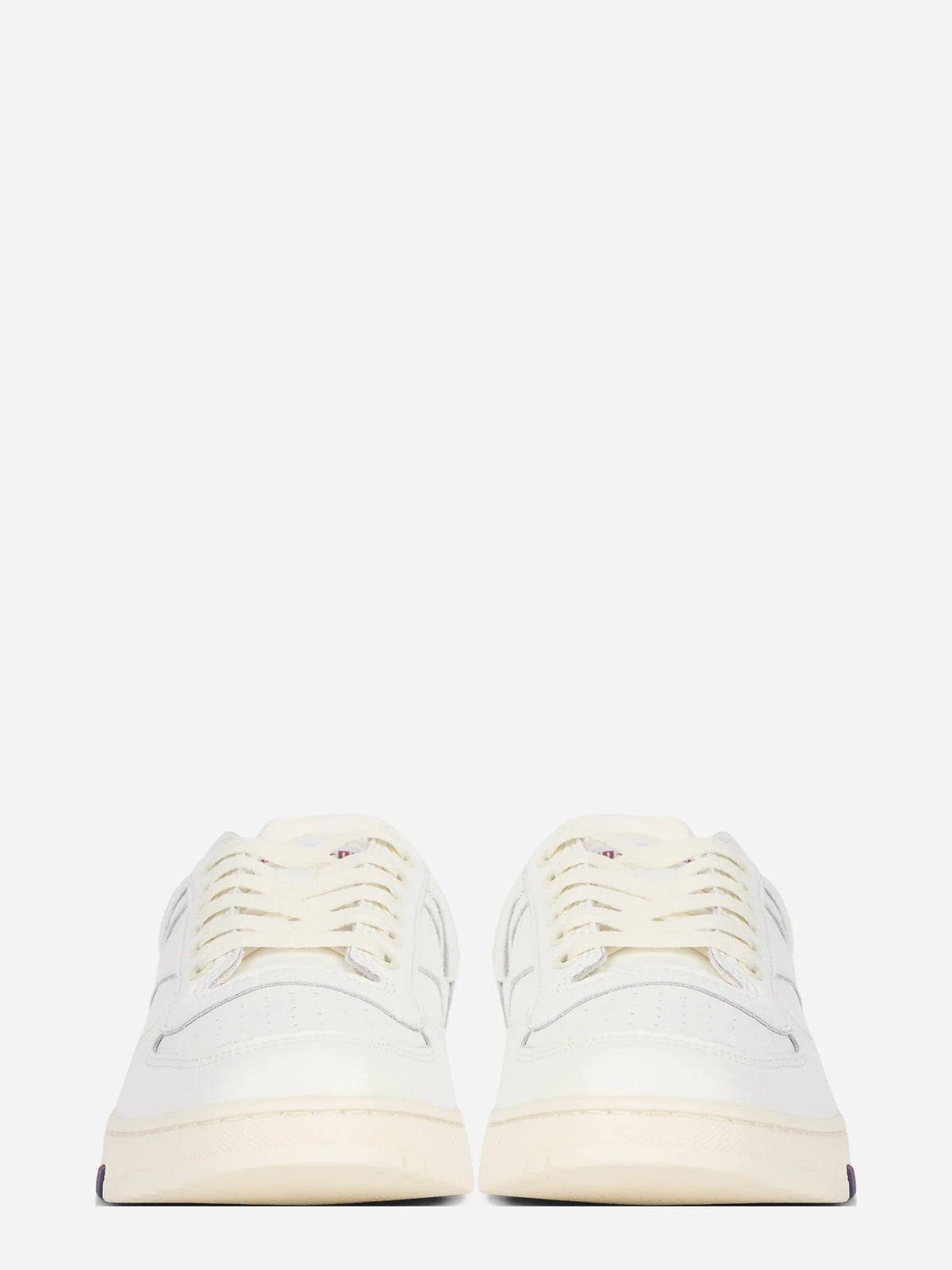 Sneaker Sky in pelle bianca - vista frontale