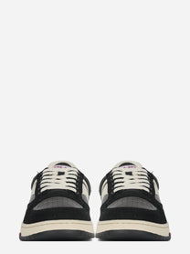 Sneaker Sky in pelle nera - vista frontale