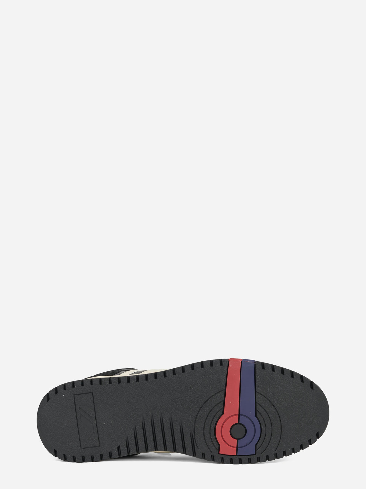 Sneaker Sky in pelle nera - vista posteriore