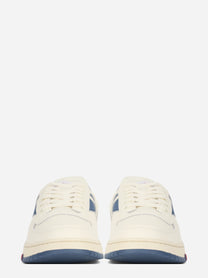 Sneaker Sky in pelle blu - vista frontale