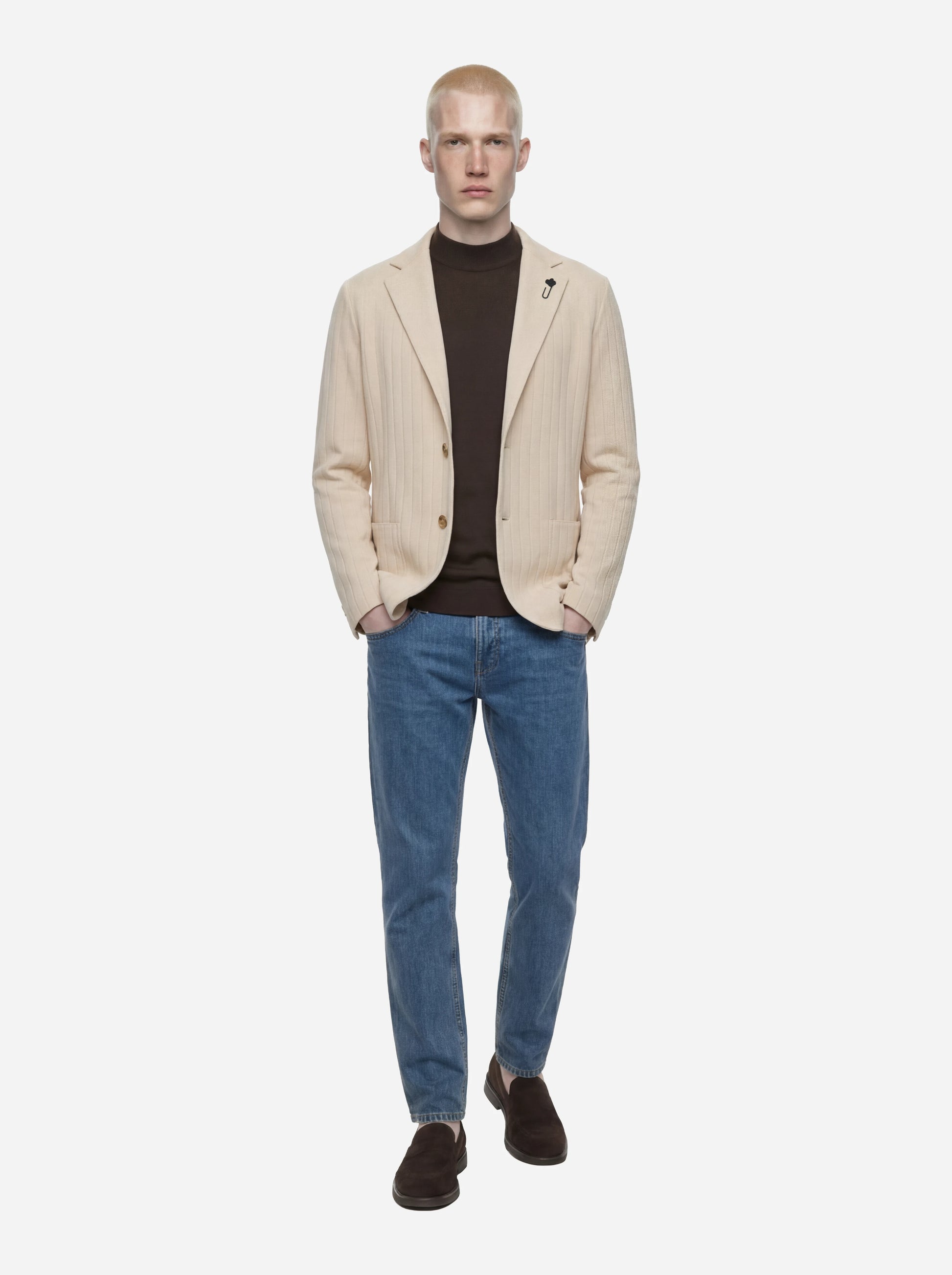 Jeans Rebel carrot fit in denim fermo blu