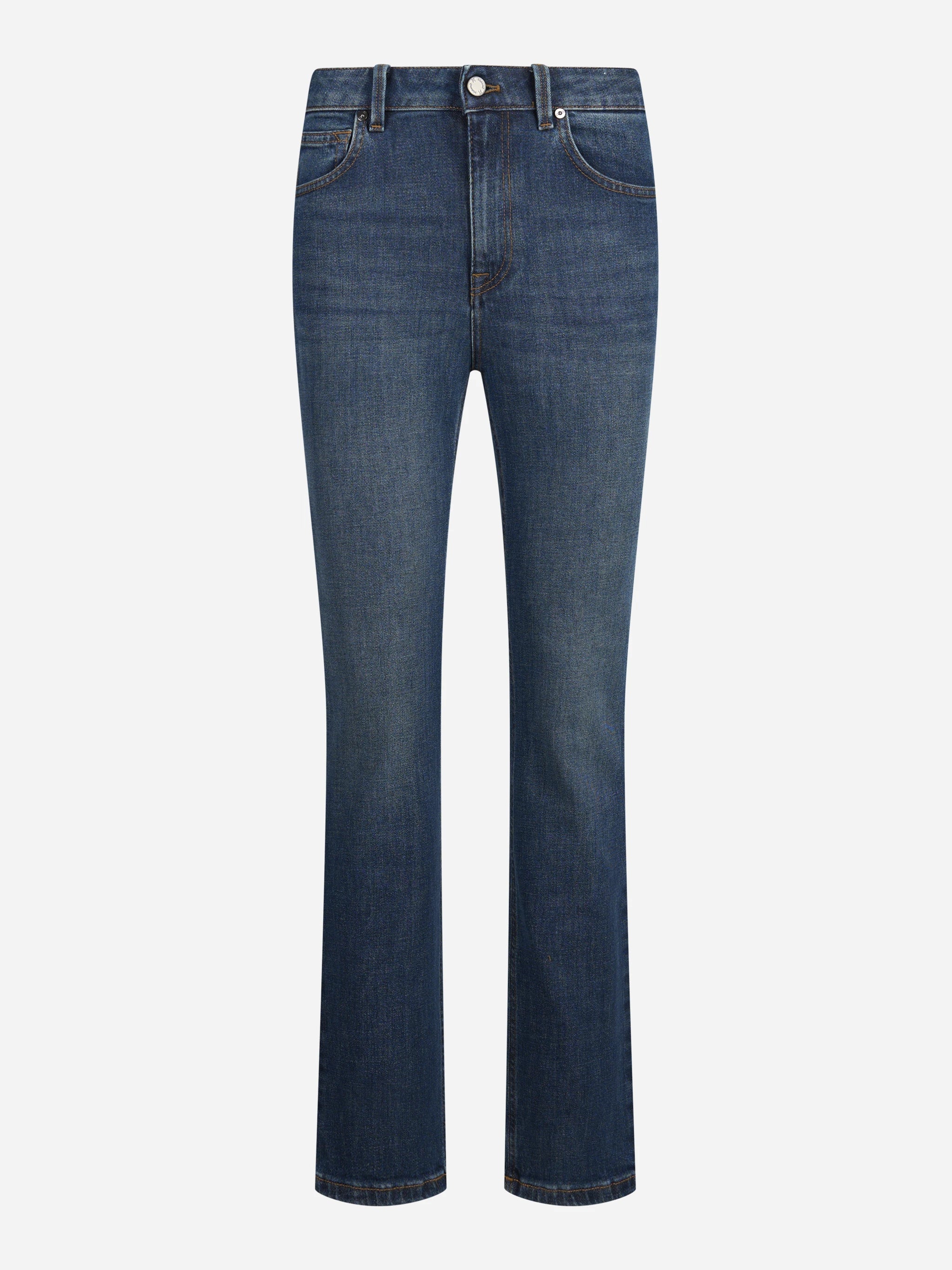 Jeans Alanis dritti blu - vista frontale