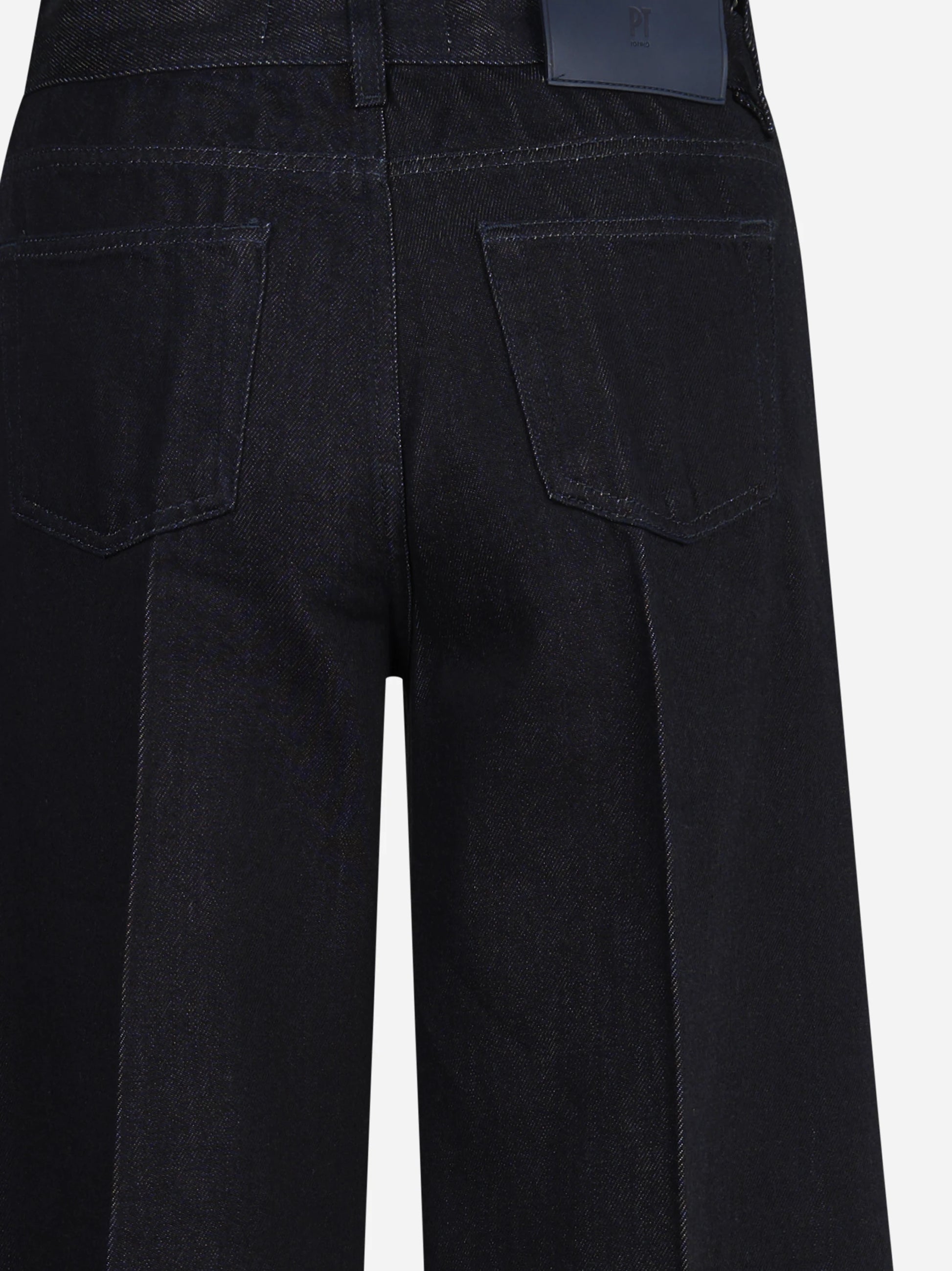 Jeans Cindy wide leg blu scuro - dettaglio prodotto