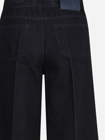 Jeans Cindy wide leg blu scuro - dettaglio prodotto