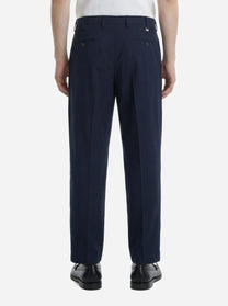 Pantalone loose fit Dandy in cotone blu