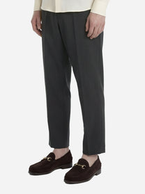 Pantalone loose fit Dandy in lana grigio