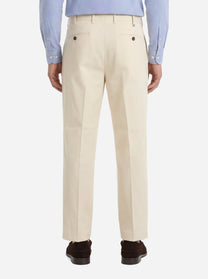 Pantalone loose fit Dandy in cotone bianco