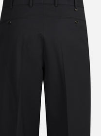 Pantalone bi-stretch Wide nero - dettaglio del retro