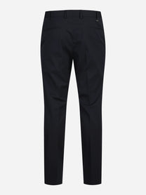 Pantalone in twill di lana super leggero blu - dettaglio del prodotto