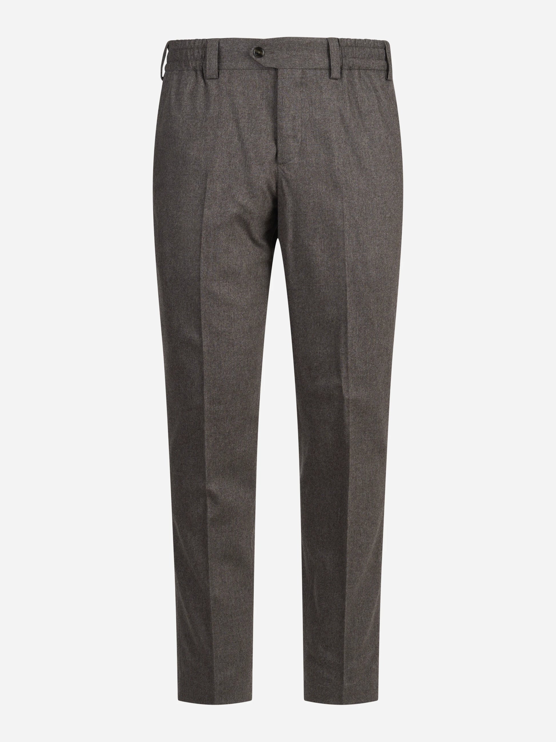 Pantalone flanella garzata The Rebel marrone - vista frontale
