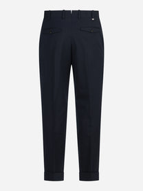 Pantalone bi-stretch Rebel blu - vista posteriore