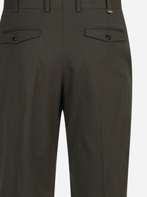 Pantalone bi-stretch Rebel verde - vista laterale e dettagli