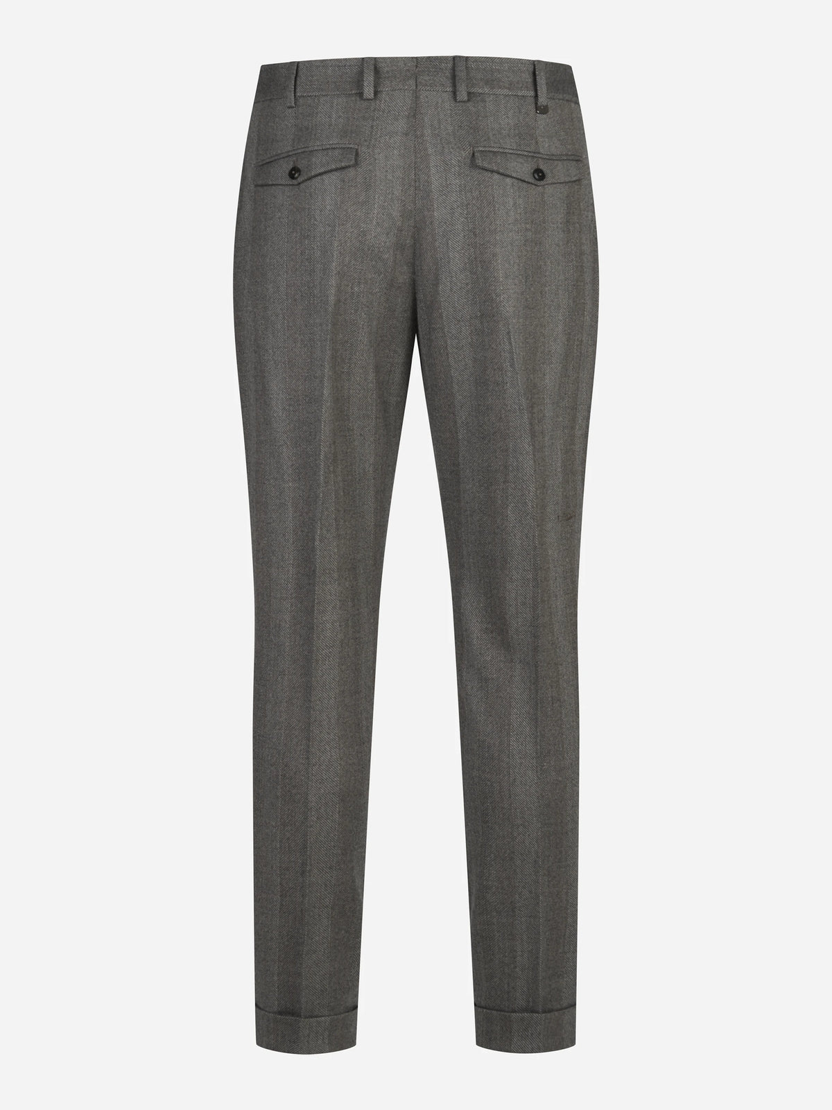 Pantalone Rebel in lana stretch marrone - dettaglio del prodotto