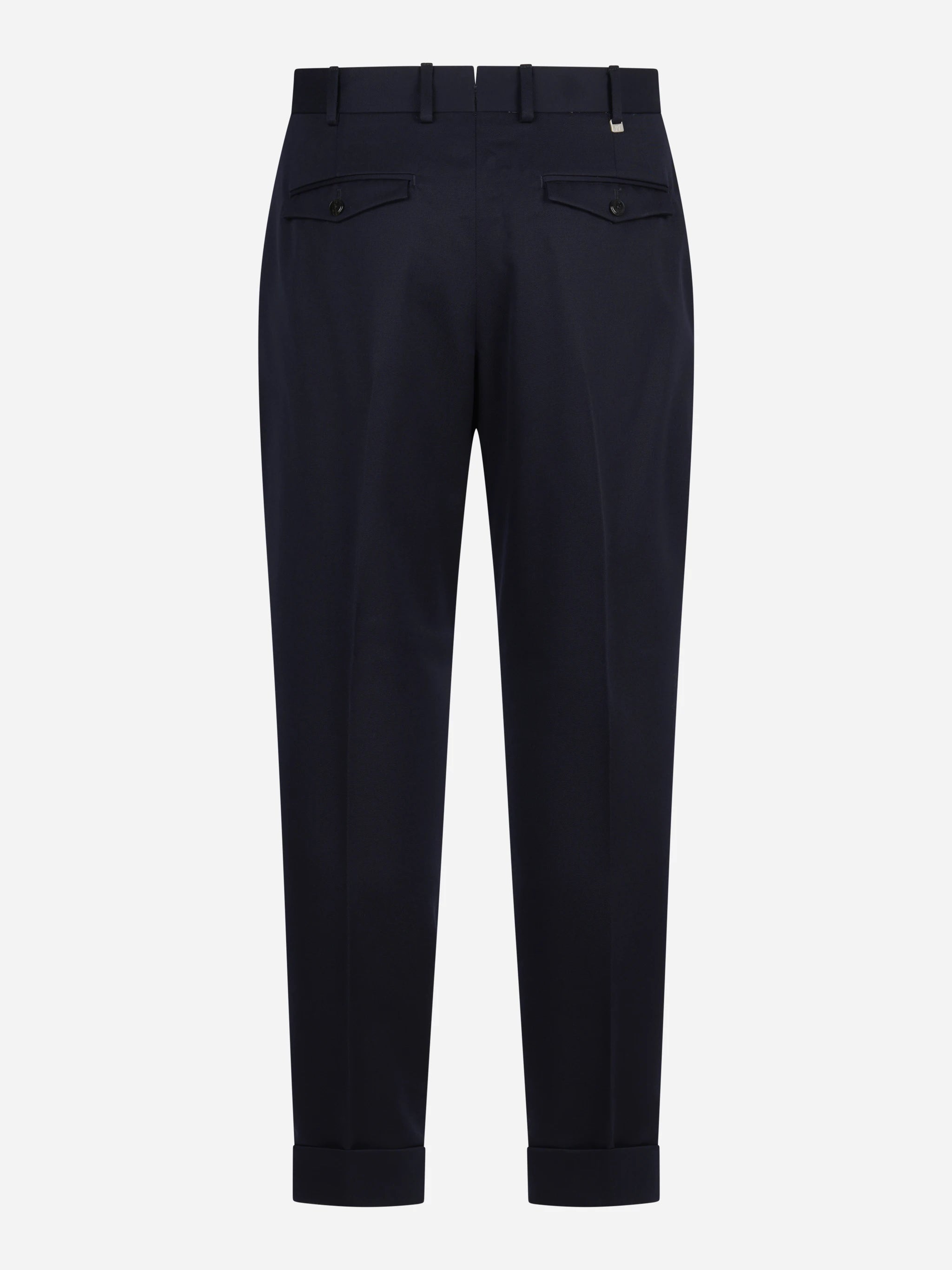 Pantalone drill di lana Rebel blu - vista posteriore