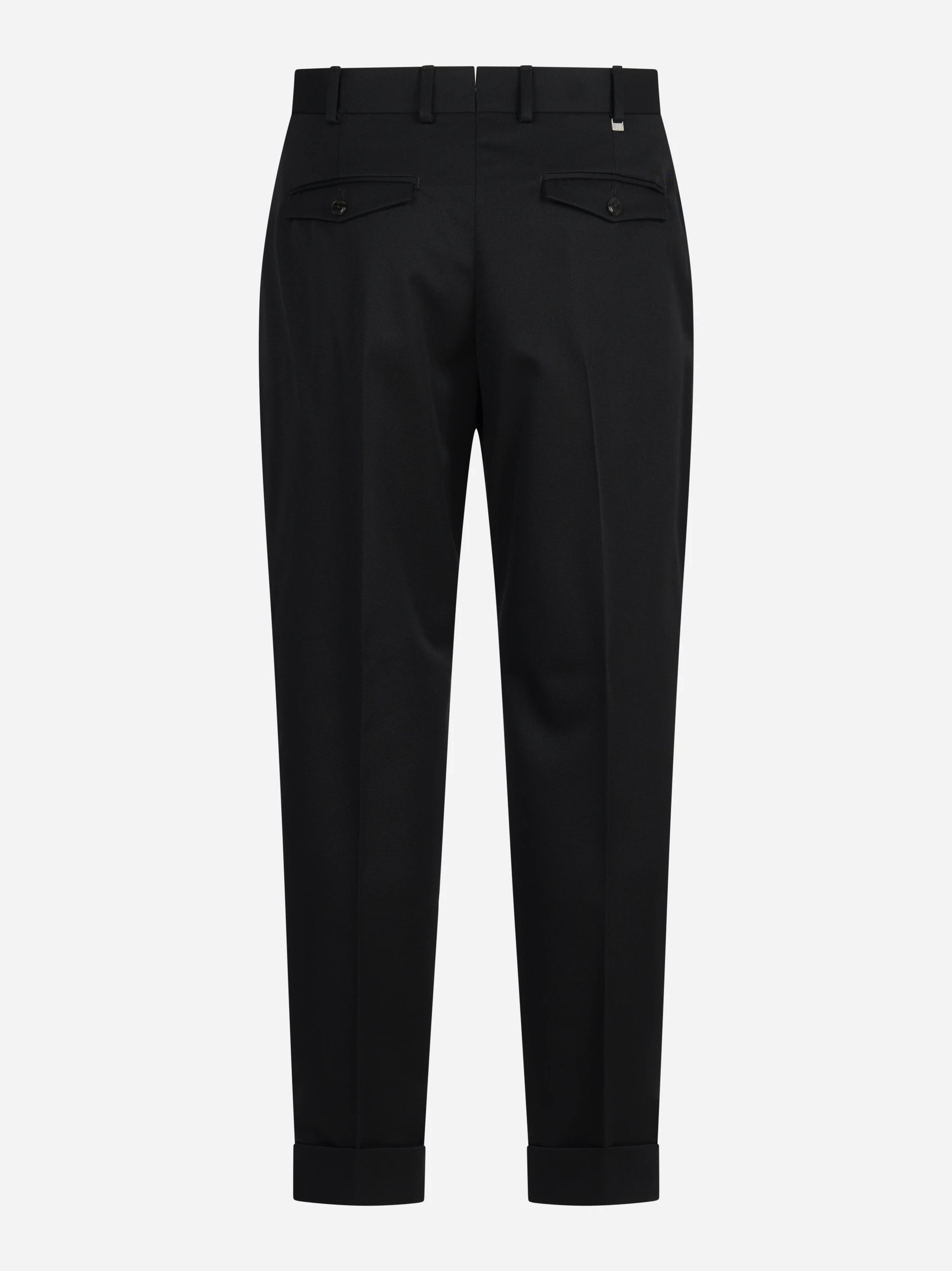 Pantalone drill di lana Rebel nero - vista posteriore