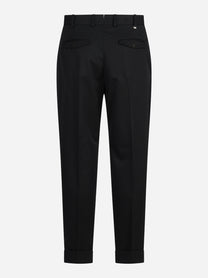 Pantalone drill di lana Rebel nero - vista posteriore